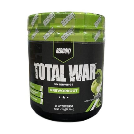 Total War - Preworkout, Green Apple - 424 grams