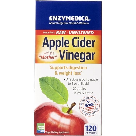 914879ead36ba3e5fac3d501ecba7735-1-1.jpg Apple Cider Vinegar - 120 caps - obrazek 1