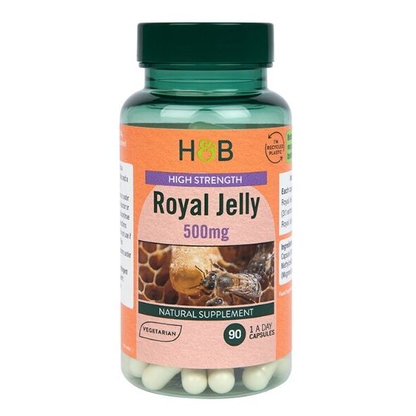 9157f3d60ae16d1e5ec52a164da73826-1.jpg High Strength Royal Jelly, 500mg - 90 caps - obrazek 1