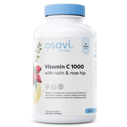 Vitamin C1000 with Rutin & Rose Hip - 180 vegan caps