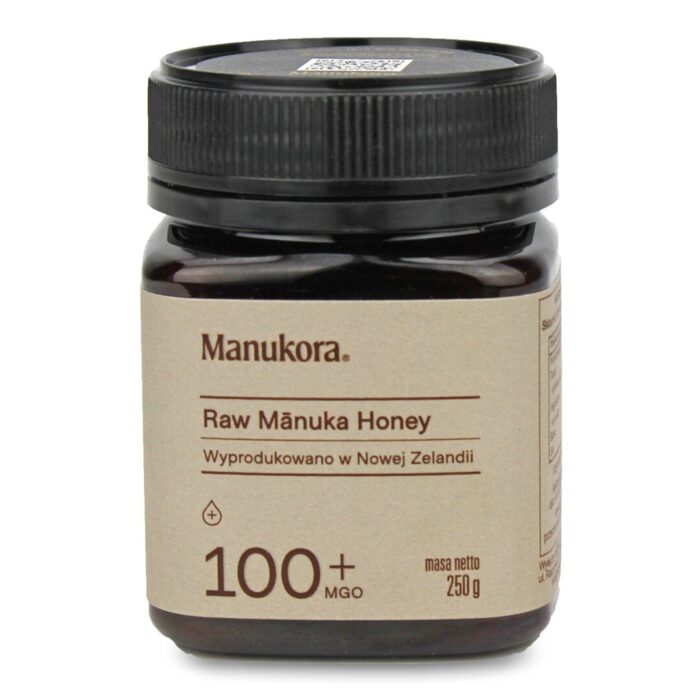 MIÓD MANUKA RAW MGO 100+ 250 g - MANUKORA - obrazek 1