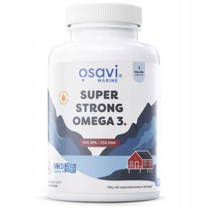 943222514106bf04d6c10d6dca56-1.jpg Super Strong Omega 3 (Marine), 500 EPA / 250 DHA - 90 softgels - obrazek 3