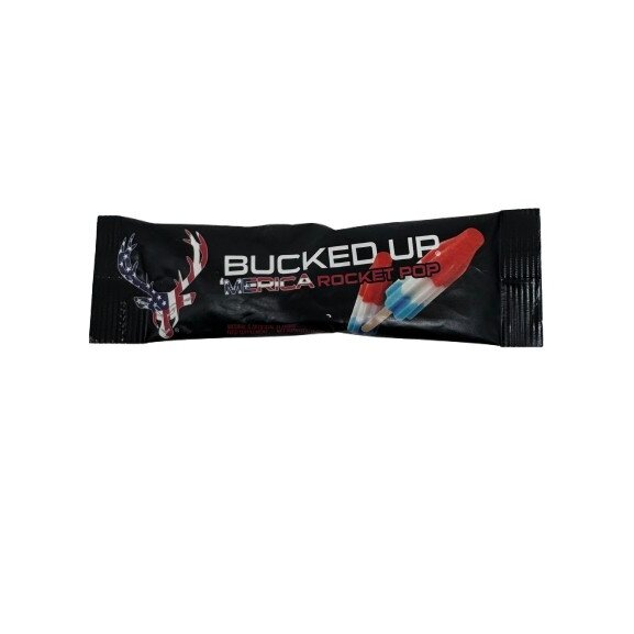 94a6f20ebc8e8cc77b43b0b7f61985d1-1.jpg Bucked Up Pre-Workout, Rocket Pop - 11 grams (1 serving) - obrazek 1