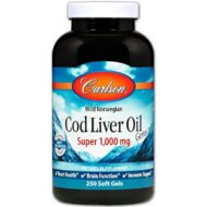 Wild Norwegian Cod Liver Oil Gems, 1000mg - 250 softgels - obrazek 2