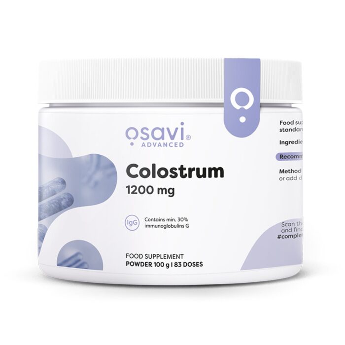 Colostrum Powder, 1200mg - 100 grams - obrazek 1