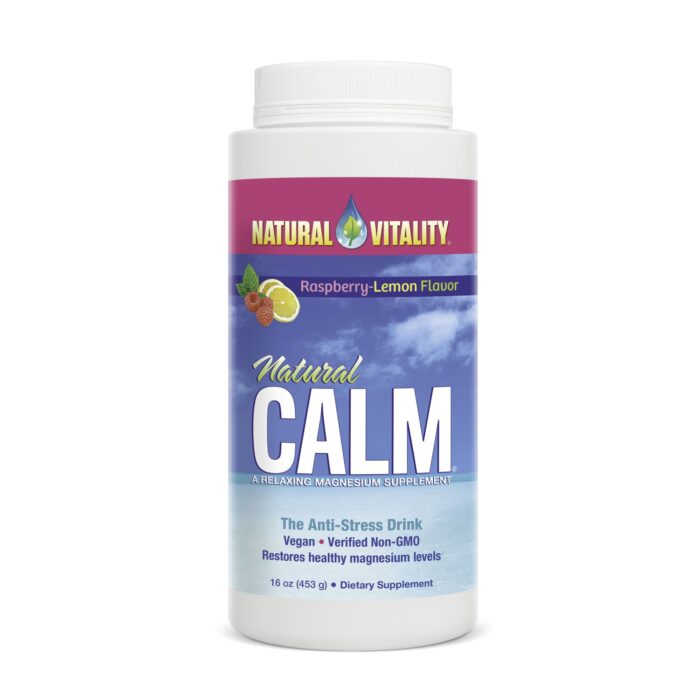 Natural Calm, Raspberry Lemon - 453 grams - obrazek 1