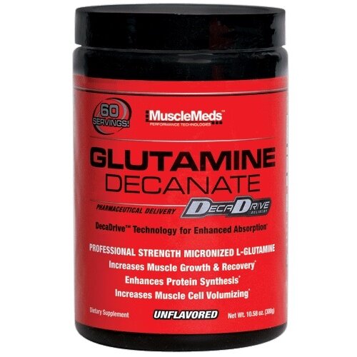 9e01704c4af5c8aadc9a00b8fb122045-1.jpg Glutamine Decanate, Unflavored - 300 grams - obrazek 1