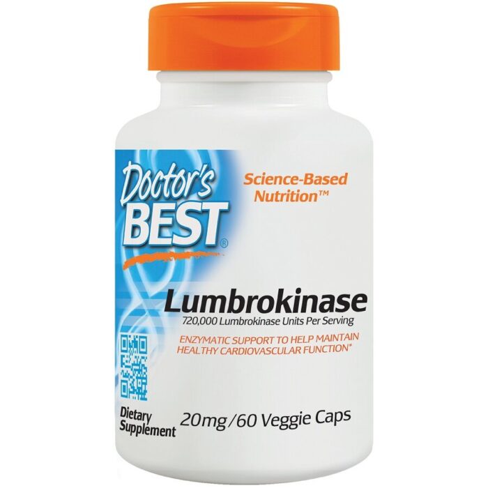 Lumbrokinase, 20mg - 60 vcaps - obrazek 1