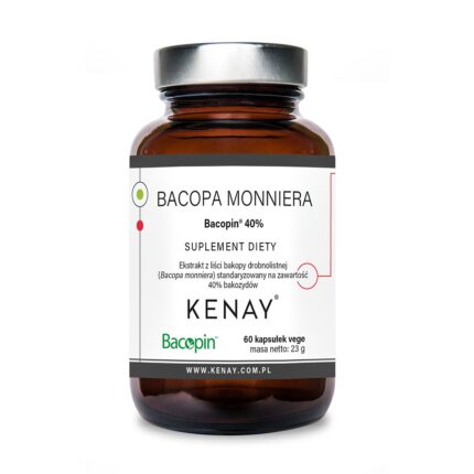 Bacopa monniera Bacopin® 40% (60 kapsułek)