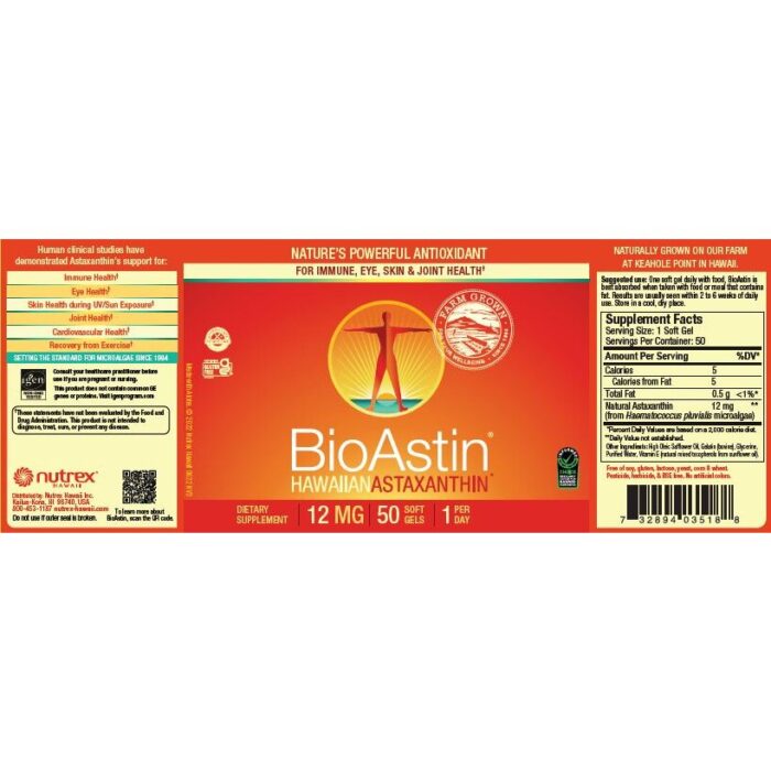 BIOASTIN 50 kaps. 12 mg - obrazek 1