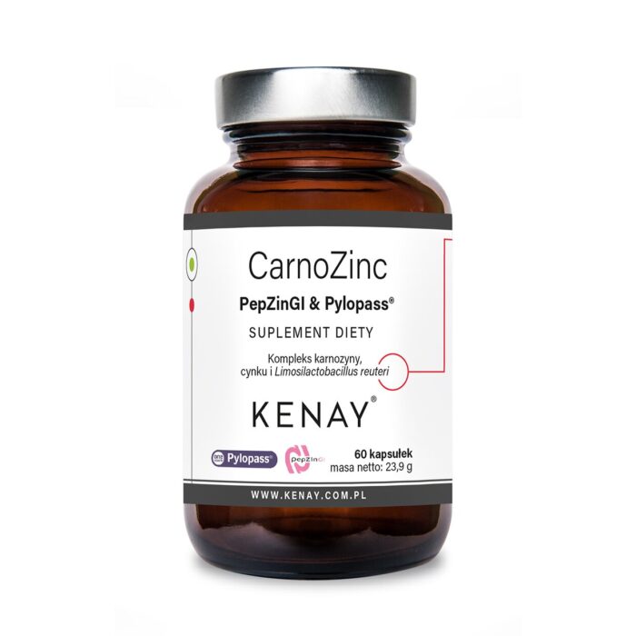 CarnoZinc PepZinGI  Pylopass™ - 60 kapsułek - obrazek 1