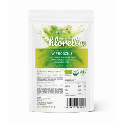 CHLORELLA ORGANICZNA w proszku - 100 g PL-EKO-06