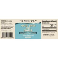 HAIR, SKIN AND NAILS 30 kapsułek (Biotyna, keratyna, kwas hialuronowy) Dr Mercola - obrazek 2