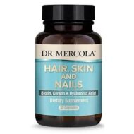 HAIR, SKIN AND NAILS 30 kapsułek (Biotyna, keratyna, kwas hialuronowy) Dr Mercola