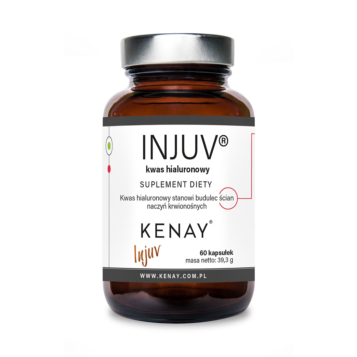 Injuv_60kaps-1.jpg INJUV - kwas hialuronowy - 60 kapsułek - obrazek 1