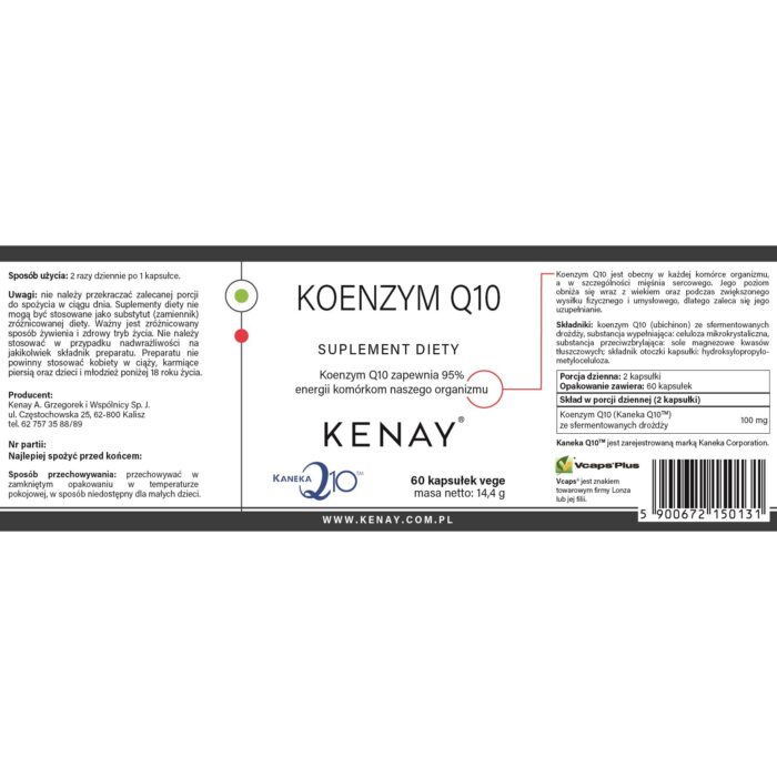 KOENZYM Q10 60 kaps. - obrazek 2