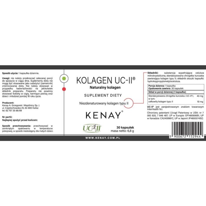 KOLAGEN UC-II 30 kaps. - obrazek 2