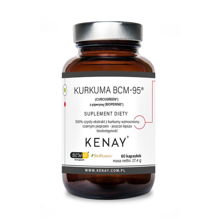Kurkuma BCM-95® (CURCUGREEN®) z piperyną (BIOPERINE®) (60 kapsułek) - obrazek 1