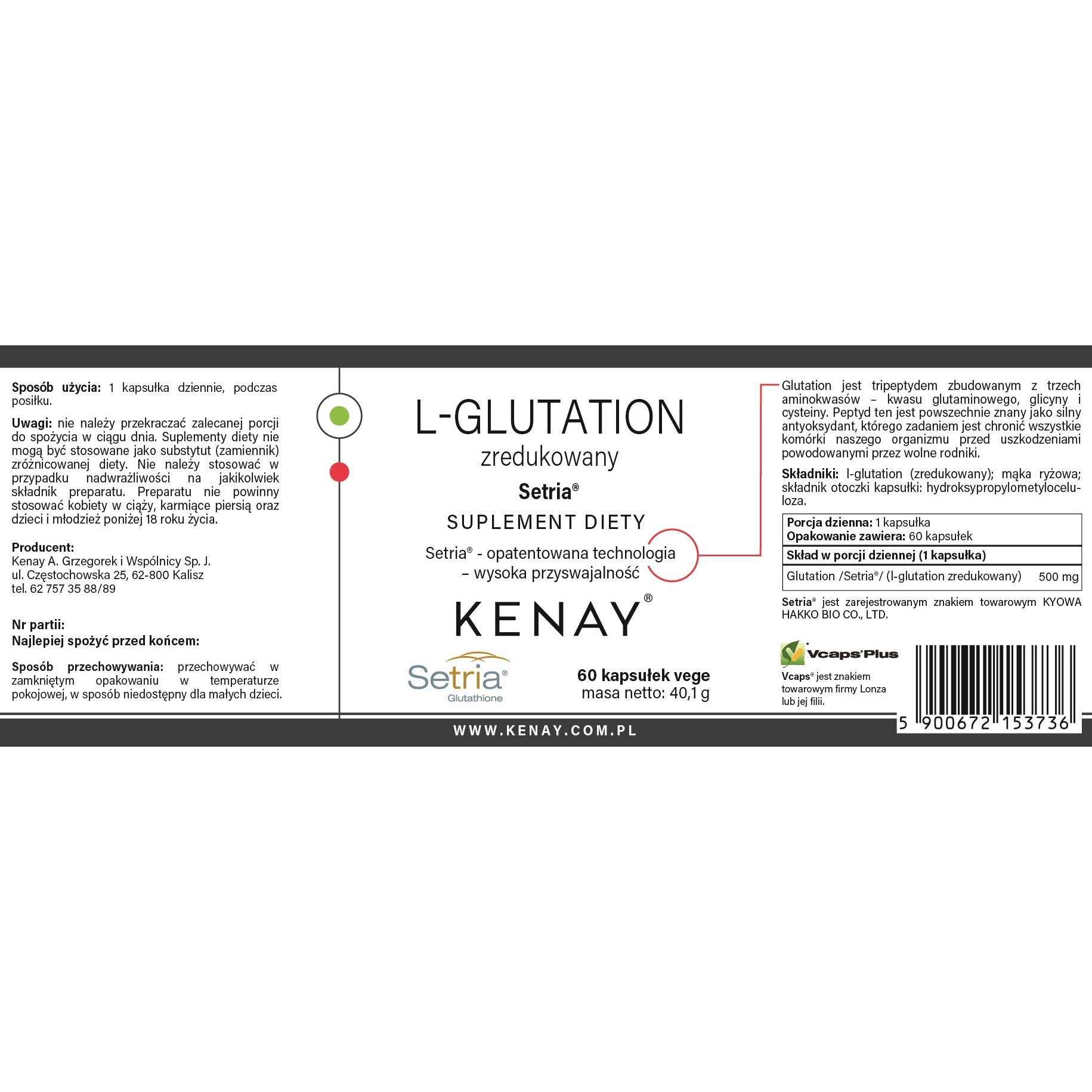 L-Glutation_zredukowany-60_kaps-155x57-EAN_5900672153736-Kenay_PL-1.jpg L-Glutation zredukowany Setria® - 60 kapsułek - obrazek 2