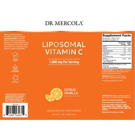 WITAMINA C LIPOSOMALNA 450 ML DR MERCOLA