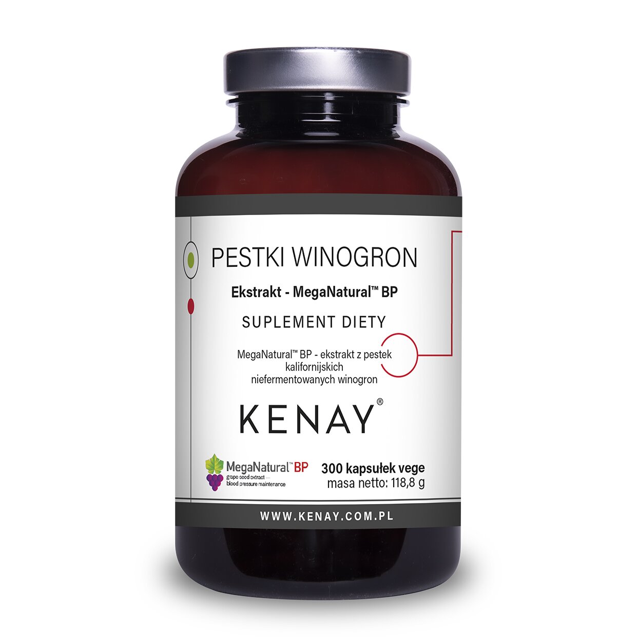 MegaNatural_300kaps14-1.jpg MEGA NATURAL-ekstrakt z pestek z winogron 300 kaps. - obrazek 1
