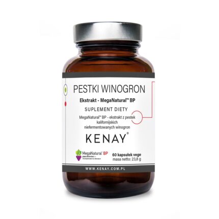 MEGA NATURAL-ekstrakt z pestek z winogron 60 kaps.