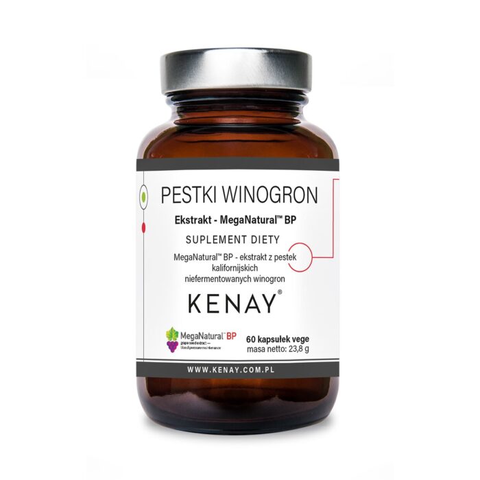 MEGA NATURAL-ekstrakt z pestek z winogron 60 kaps. - obrazek 1