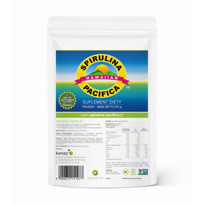 SPIRULINA PACIFICA w proszku - 270 g - obrazek 1