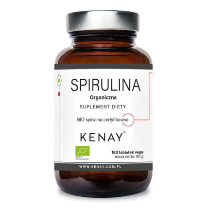 SPIRULINA ORGANICZNA - 180 tabl. PL-EKO-06