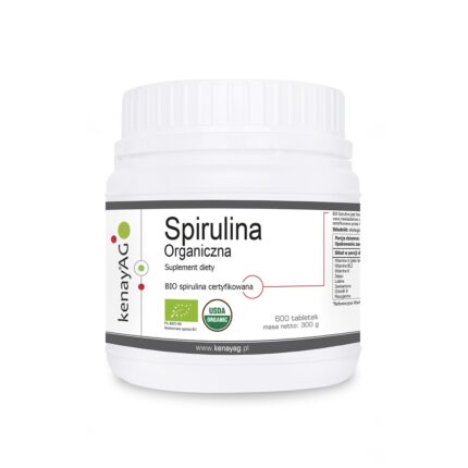 SPIRULINA ORGANICZNA - 600 tabl. PL-EKO-06
