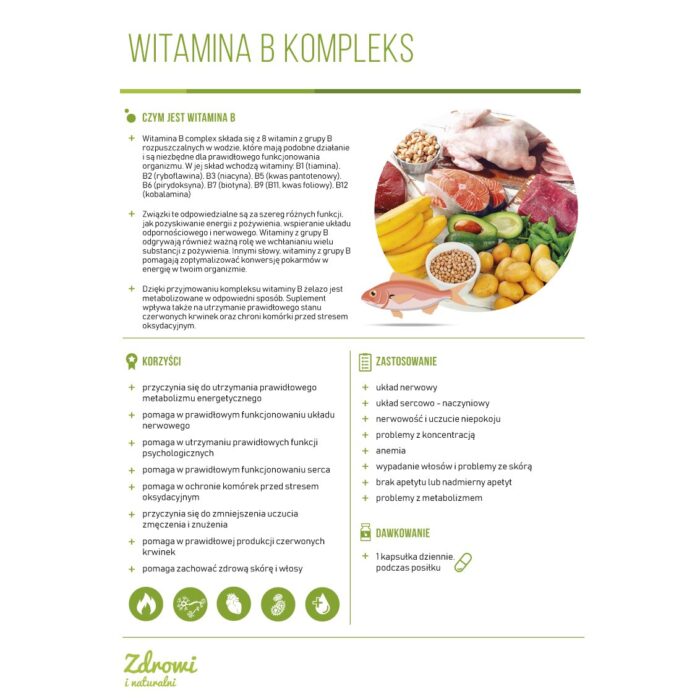 WITAMINA B COMPLEX DR MERCOLA 60 kaps. - obrazek 1