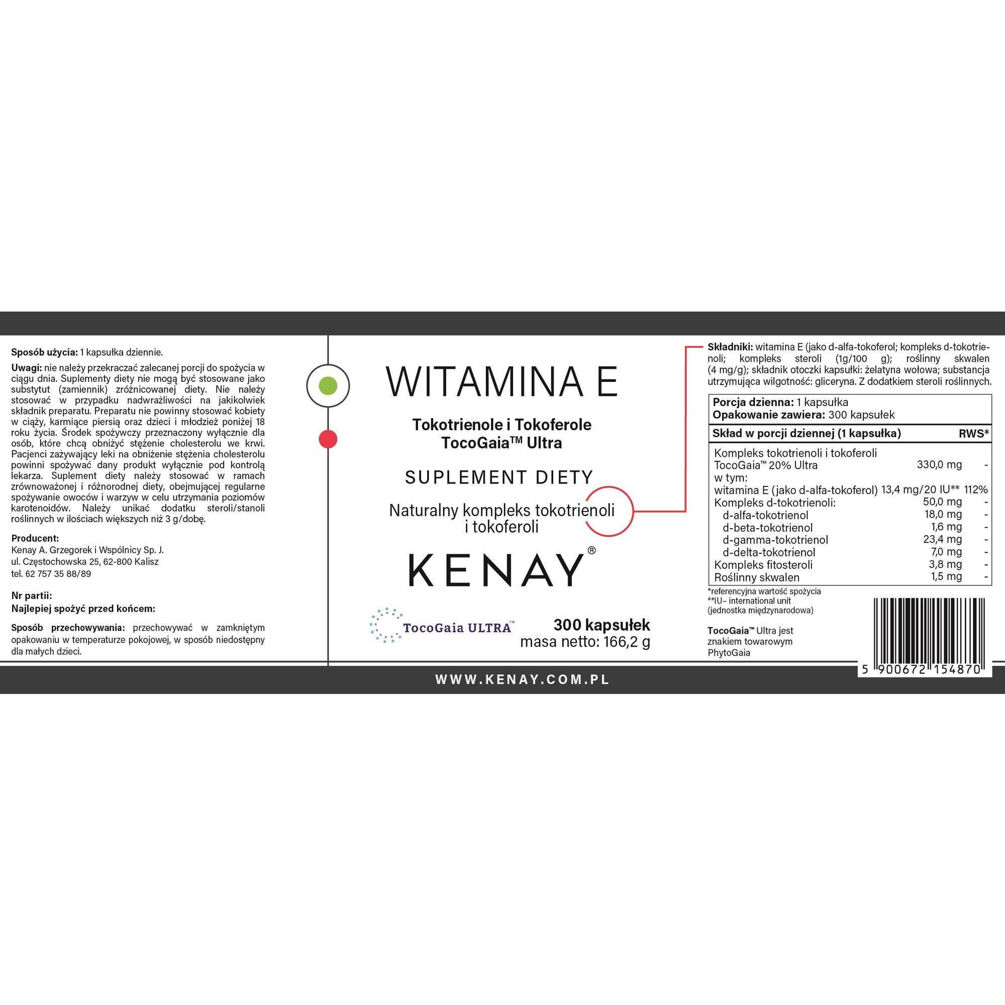 Witamina_E_TocoGaia-300_kaps-75x197-EAN_5900672154870-Kenay_PL-1.jpg WITAMINA E Tokotrienole i Tokoferole TocoGaia™ Ultra (300 kapsułek) - obrazek 2
