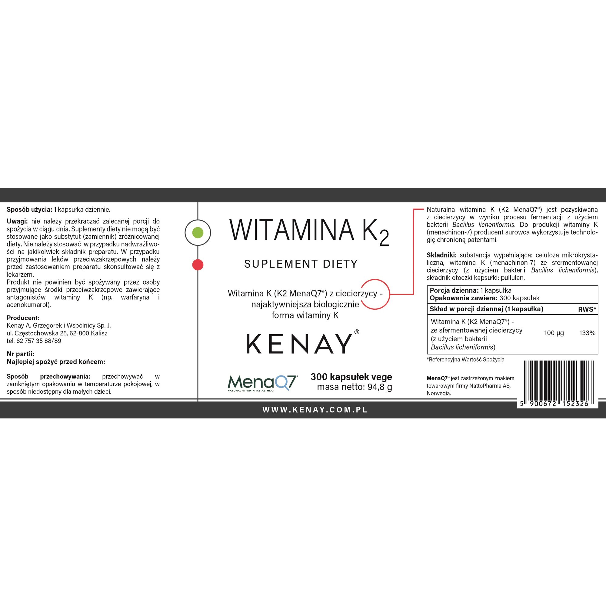 Witamina_K2-300_kaps-75x197-EAN_5900672152326-Kenay_PL-1.jpg WITAMINA K2 MENA Q7 - 300 kapsułek - obrazek 2