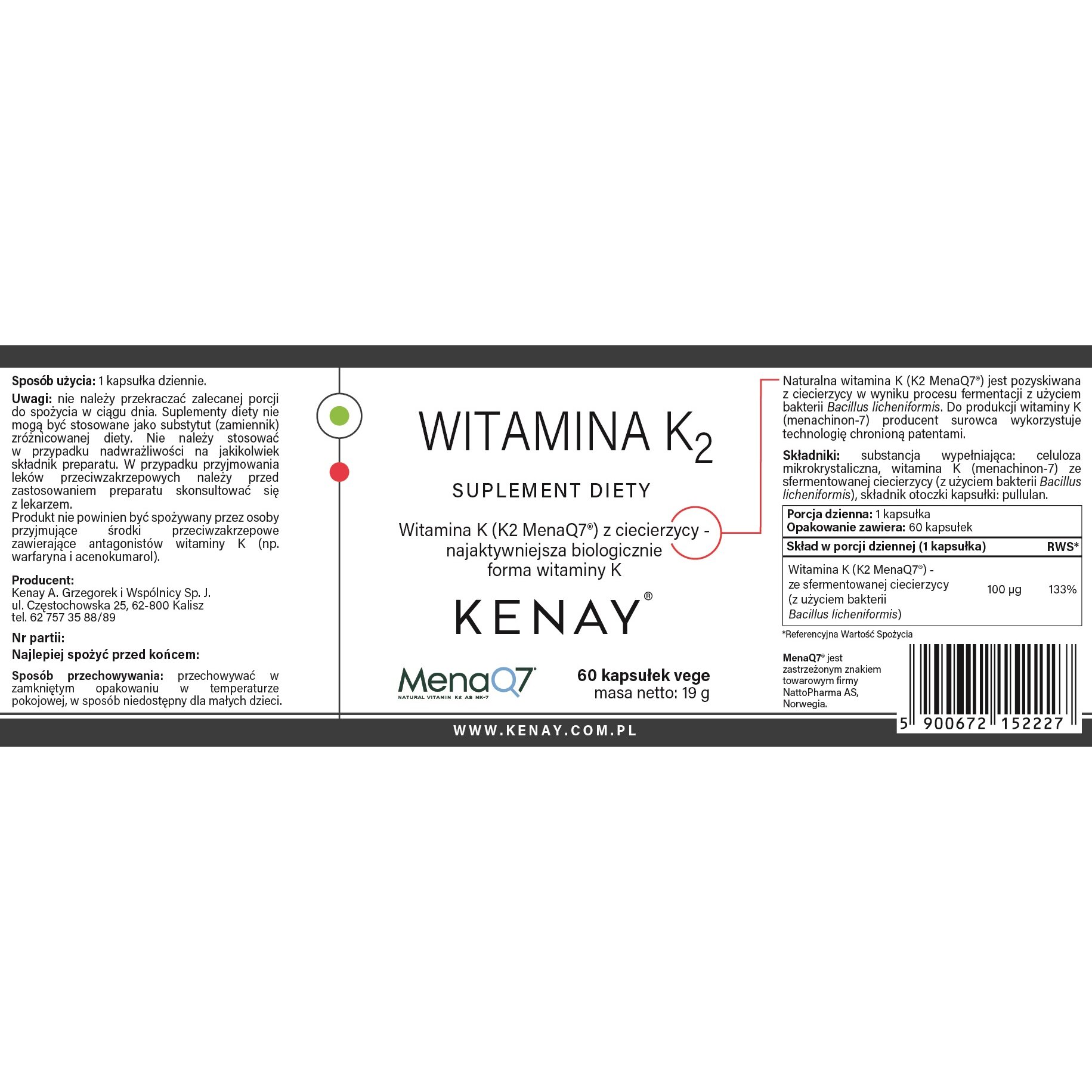 Witamina_K2-60_kaps-155x57-EAN_5900672152227-Kenay_PL1-1.jpg WITAMINA K2 MENA Q7 - 60 kapsułek - obrazek 2