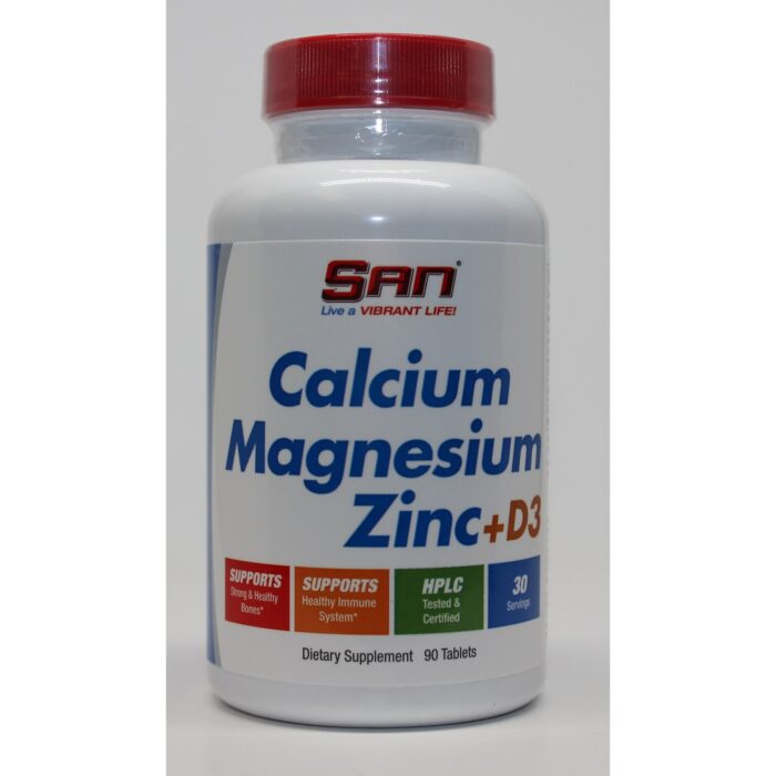 Calcium Magnesium Zinc + D3 - 90 tablets - obrazek 1