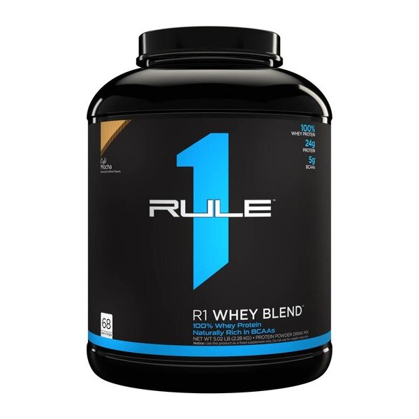 a4ea647500afc4e85c1c2f4256e41c91-1.jpg R1 Whey Blend, Cafe Mocha - 2280 grams - obrazek 1