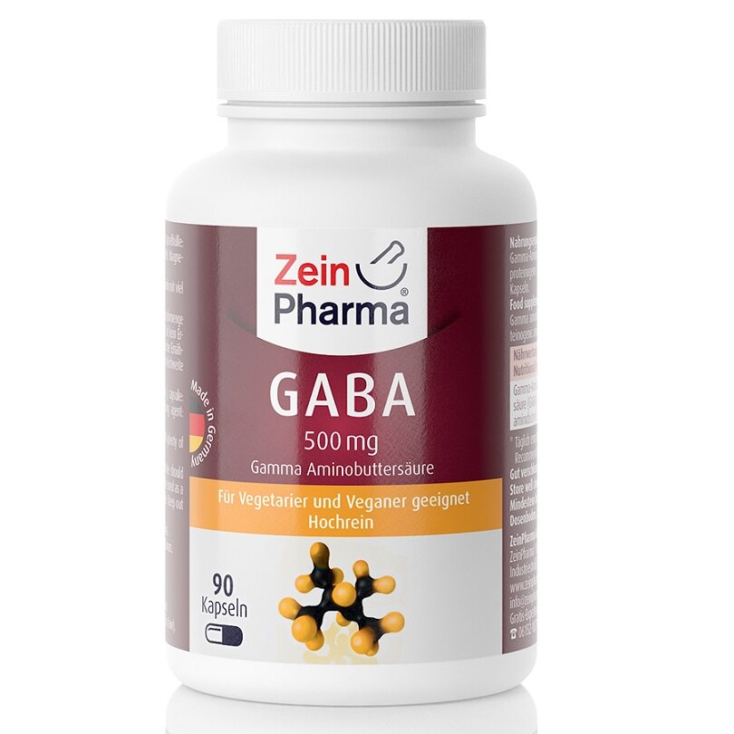 a809656bfa7f49e1b3e7235c4510c826-1.jpg GABA, 500mg - 90 caps - obrazek 1