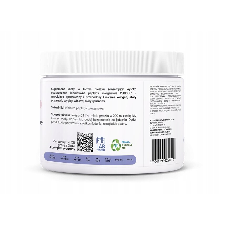 a9c7fe09494592092364b0d4c665-1.jpg Kolagen (Włosy Skóra i Paznokcie), Naturalny - 150 grams - obrazek 4