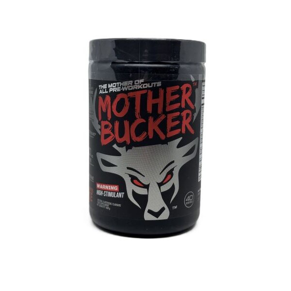 ac83bdefbde9e89632056bdc693993d2-1.jpg Mother Bucker, Gym Junkie Juice - 408 grams - obrazek 1