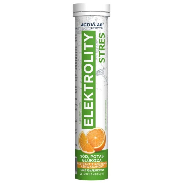 Activlab Pharma Elektrolity Stres, pomarańcza - 20 tabletek musujących - obrazek 1