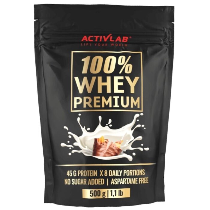 Activlab 100% Whey Premium Odżywka białkowa, karmel z czekoladą - 500 g - obrazek 1