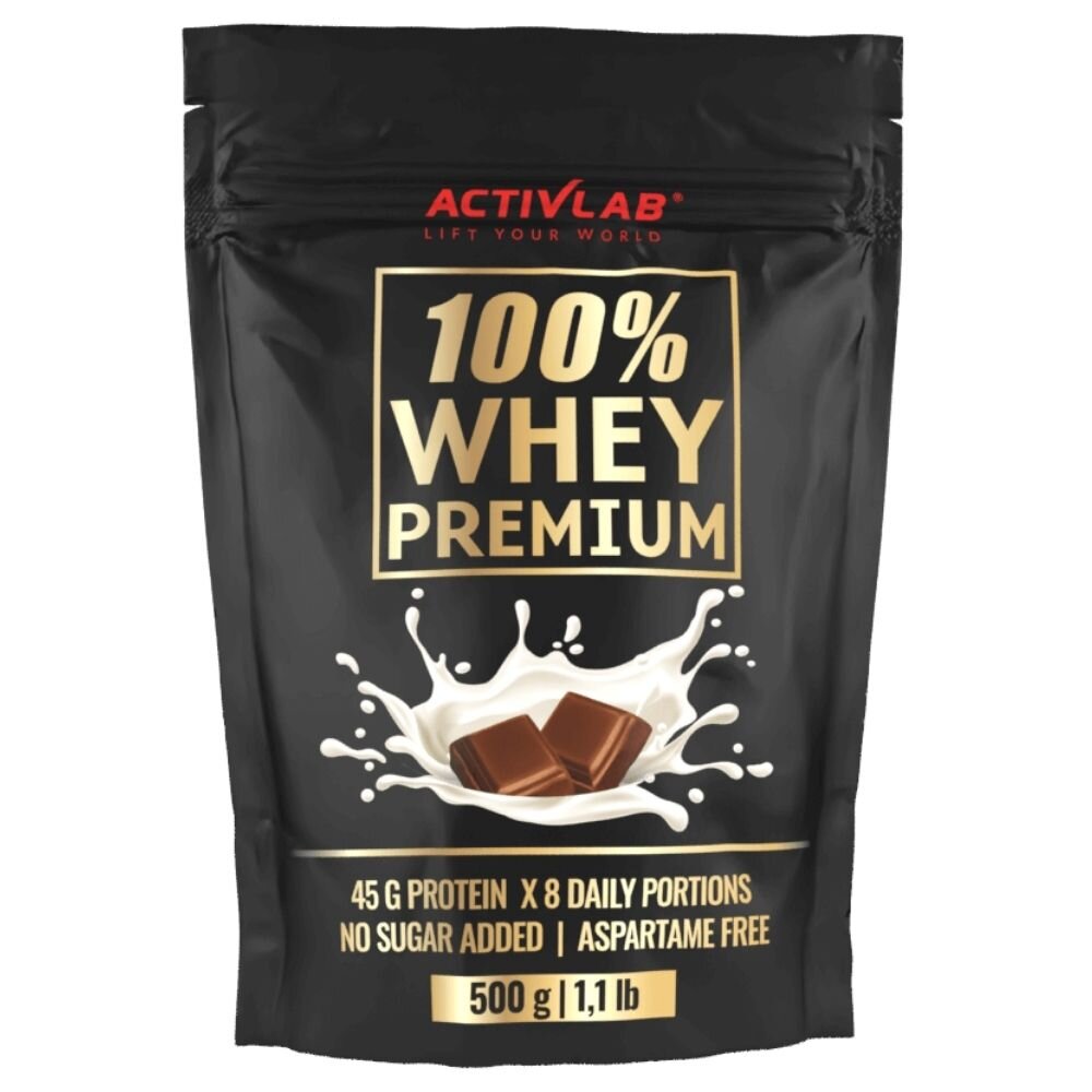 act1438-1-1.jpg Activlab 100% Whey Premium Odżywka białkowa, czekolada - 500 g - obrazek 1
