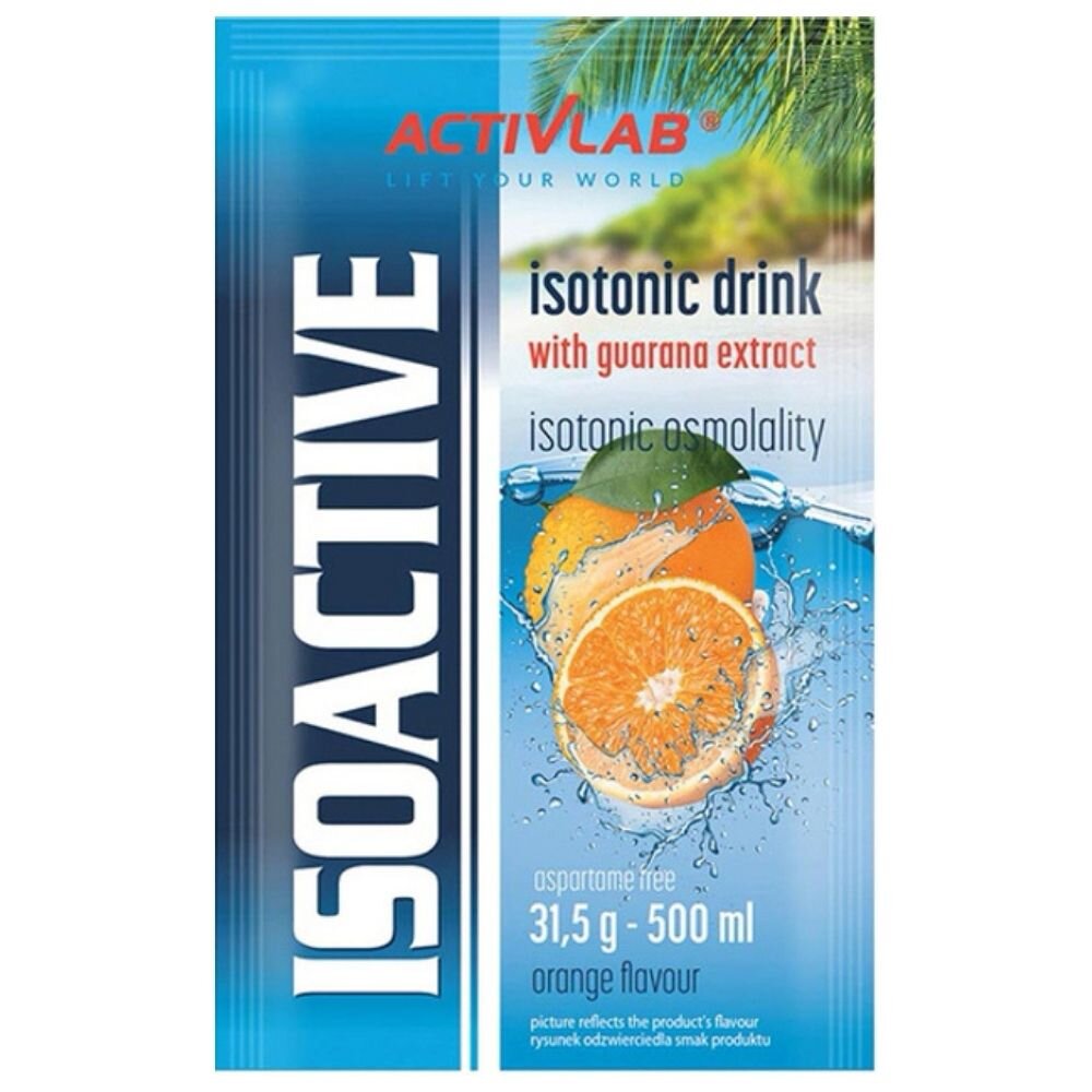 act1490-1-1-1.jpg Acticlab Isoactive Izotonik funkcjonalny z guaraną pomarańczowy - 31,5 g - obrazek 1