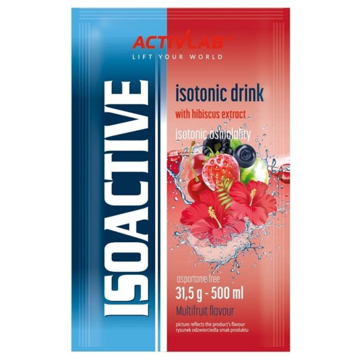 Activlab Isoactive Izotonik funkcjonalny z hibiskusem, wieloowocowy - 31,5 g - obrazek 1