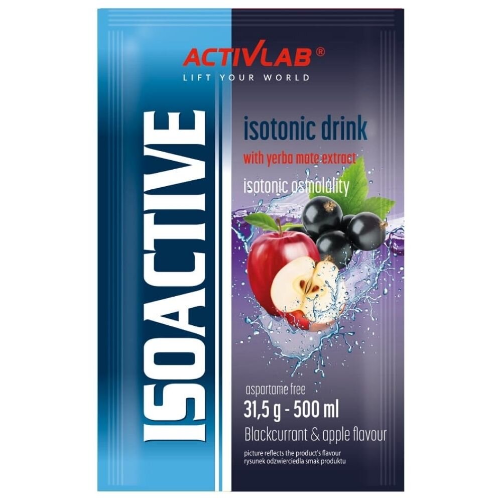 act15363-box-2-1.jpg Activlab Isoactive Izotonik funkcjonalny z Yerba Mate, czarna porzeczka z jabłkiem - 20 saszetek - obrazek 2