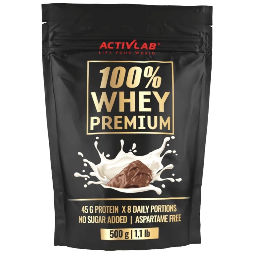 act346-1-1.jpg Activlab 100% Whey Premium Odżywka białkowa, baton mleczny - 500 g - obrazek 1