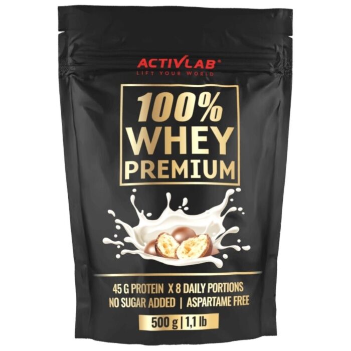 Activlab 100% Whey Premium Odżywka białkowa, ciasteczko z mleczną czekoladą - 500 g - obrazek 1