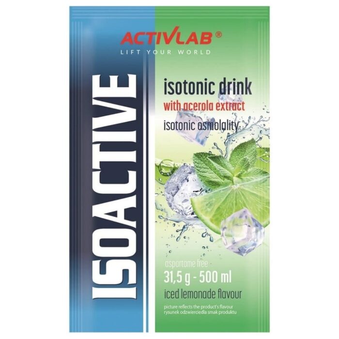 Activlab Isoactive Izotonik funkcjonalny z acerolą, mrożona lemoniada - 20 saszetek - obrazek 2