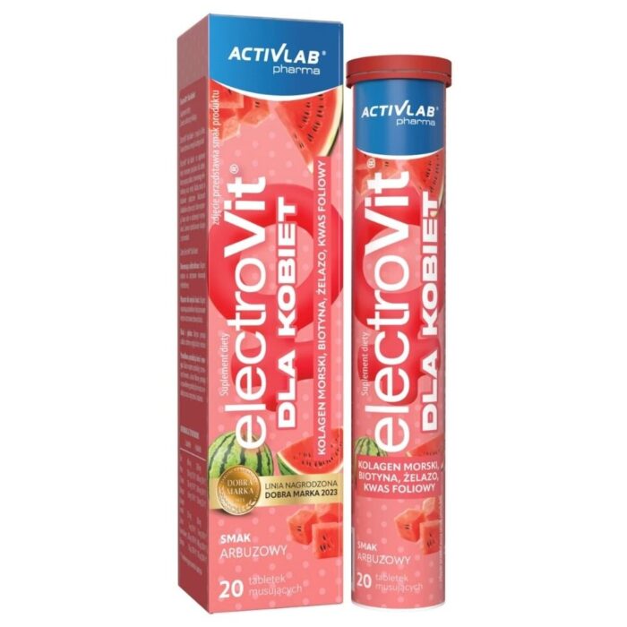 Activlab Pharma ElectroVit dla kobiet, arbuz - 20 tabletek musujących - obrazek 1