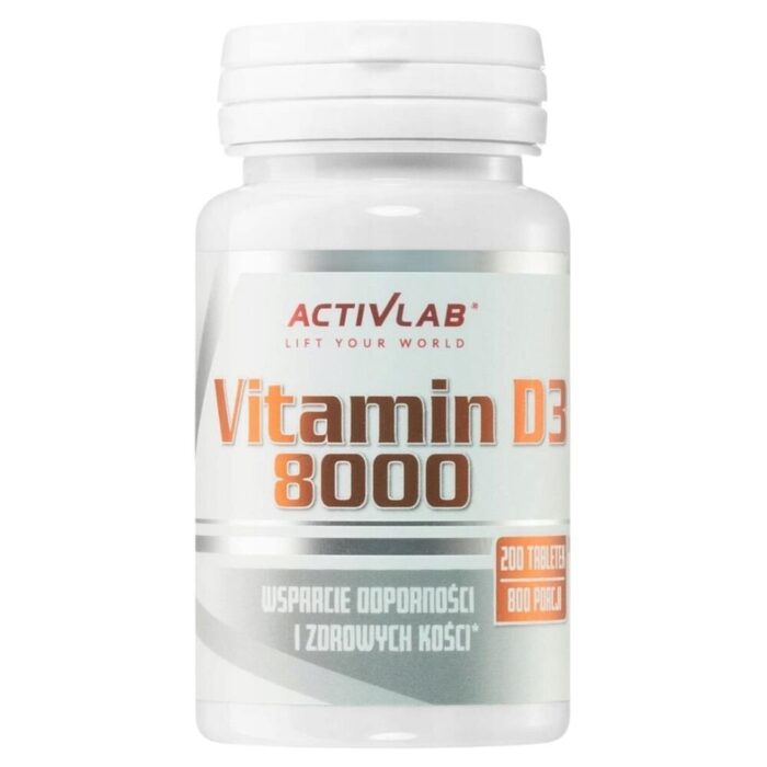 Activlab Witamina D3 8000 - 200 tabletek - obrazek 1